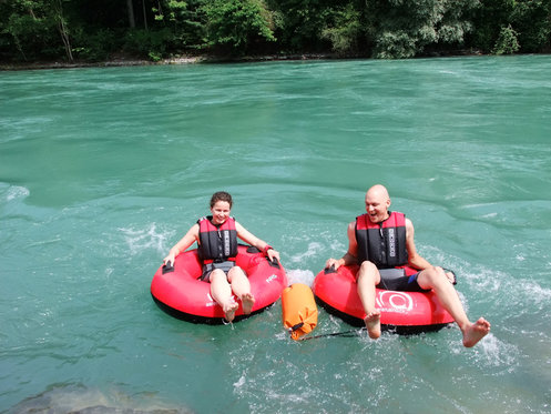 Descente de rivière en bouée - 3 heures sur l'Aar 2 