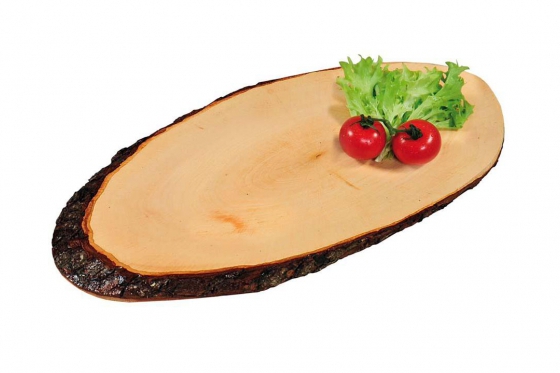 Rinden-Servierbrett   - 35 - 39 x 16 cm  
