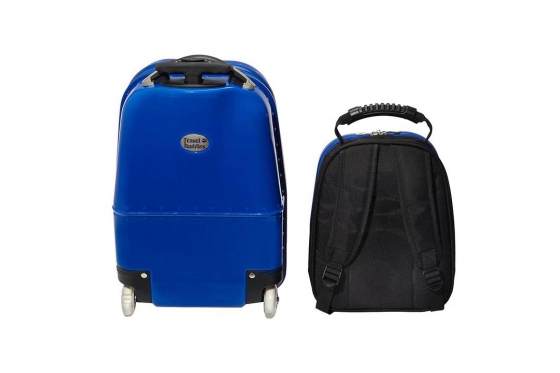 Kindertrolley & Rucksack - Roboter 2 