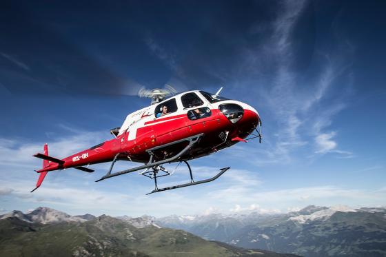 Helikopterflug & Raclette -  inkl. Raclette-Plausch für 2 Personen | 45 Minuten Flug  