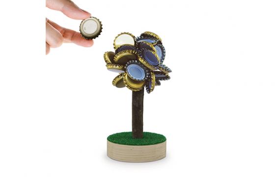 Bierbaum - aus Bierdeckeln  