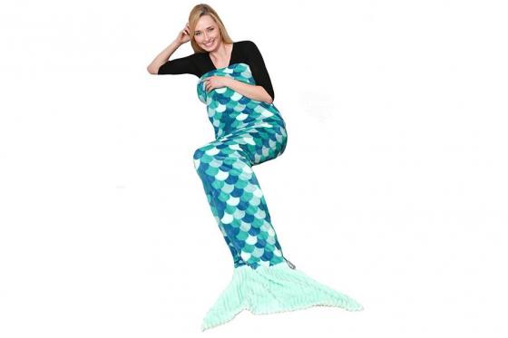 Kuscheldecke Meerjungfrau - Mermaid Turchese 1 