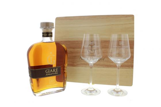 Grappa Affinata Amarone - avec gravure  