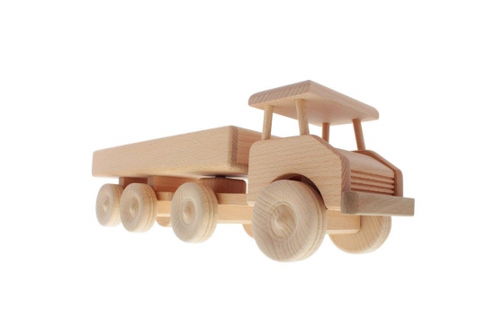 Semi-remorque en bois - personnalisable 1 