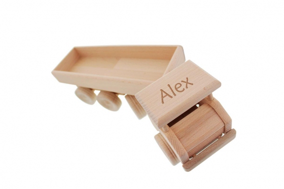 Semi-remorque en bois - personnalisable 3 