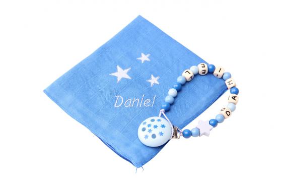 Patte pour bébé étoiles - personnalisable  