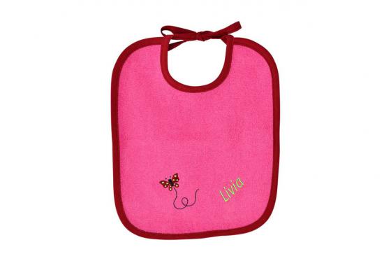 Bavette papillon pour bébé - personnalisable  