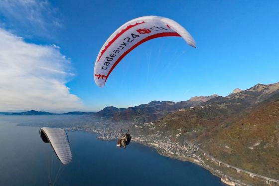 Vol biplace en parapente - à Villeneuve, pour 2 personnes 1 