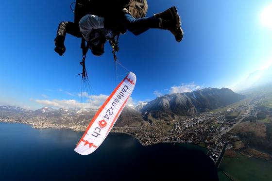 Vol biplace en parapente - à Villeneuve, pour 2 personnes 6 
