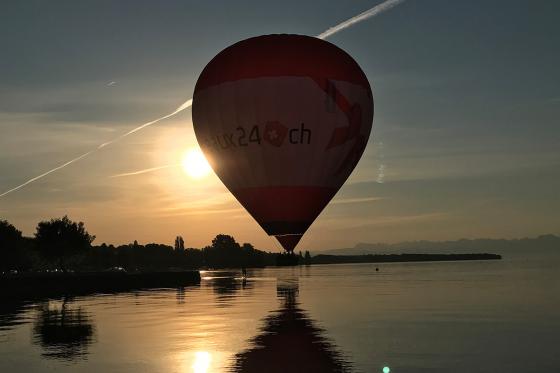 Vol de nuit en montgolfière - Pour 2 personnes, le matin  