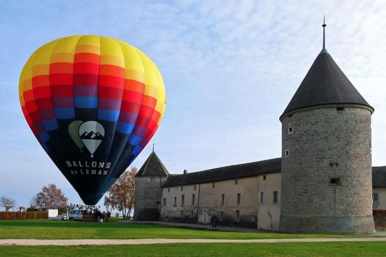 Vol en montgolfière & fondue - Pour 2 personnes, avec fondue au fromage à choix  