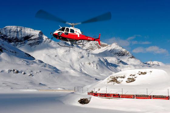 Bernina de haut en bas - Nuit et repas du soir à 5 plats pour 2 personnes  