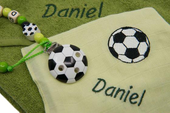 Geschenkset Fussball - personalisierbar, 3-teilig 1 