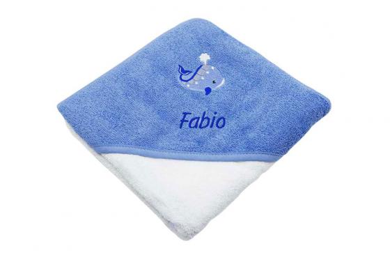 Cape de bain baleine - personnalisable  