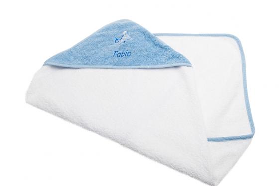 Cape de bain baleine - personnalisable 1 