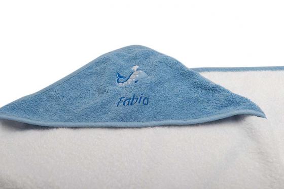 Cape de bain baleine - personnalisable 3 