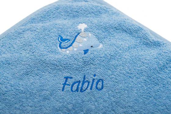 Cape de bain baleine - personnalisable 6 