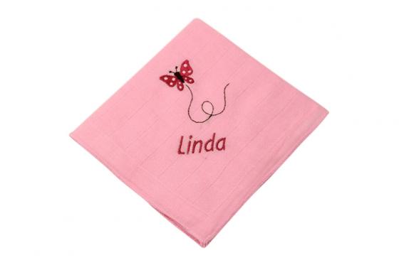 Nuscheli Schmetterling - personalisierbar  