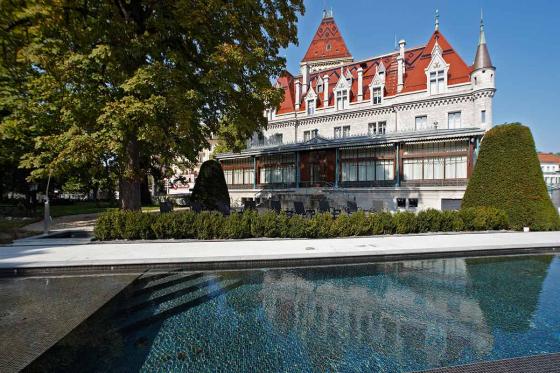 Übernachtung am Genfersee - im majestätischen Hotel Château d'Ouchy, Halbpension 1 