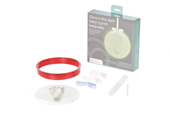 Baby Abdruck Set - Im Dunkeln leuchtend 2 