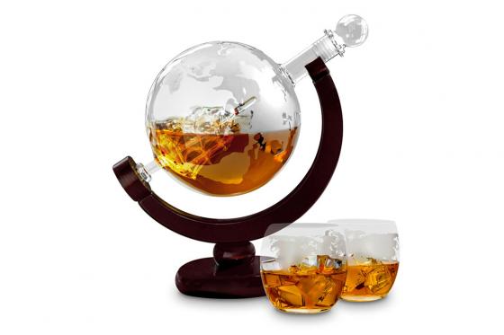 Set Carafe Globe - incl. 2 verres à whisky  