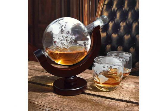 Set Carafe Globe - incl. 2 verres à whisky 1 