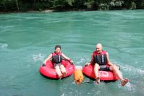 Descente de rivière en bouée - 3 heures sur l'Aar, pour 2 personnes