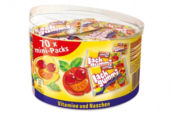Nimm2 Lachgummi - 70 mini paquets   