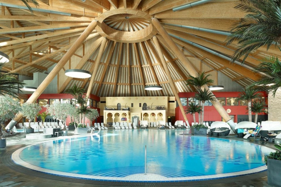 Giornata wellness a Aquabasilea - Ingresso giornaliero ai bagni, sauna e hammam per 2 persone  