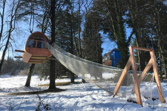 Nuit insolite dans une cabane - 1 nuit dans les arbres pour 2 personnes avec petit déjeuner  10 