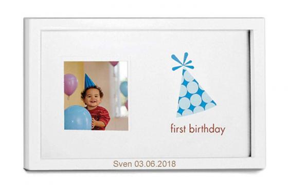 Baby Fotorahmen - personalisierbar  