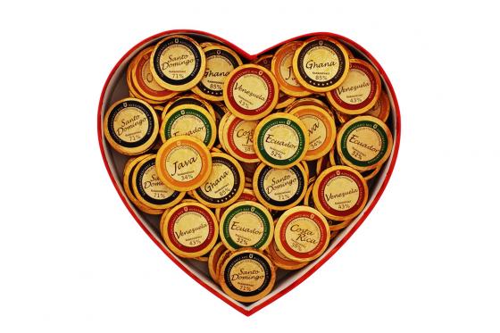 Boîte de chocolat coeur premium - Personnalisable 3 