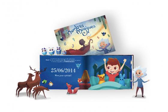 Livre personnalisé pour enfant  - Mes nombres magiques  2 