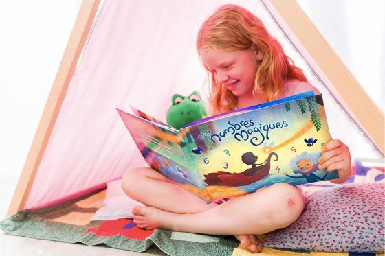 Livre personnalisé pour enfant  - Mes nombres magiques  5 
