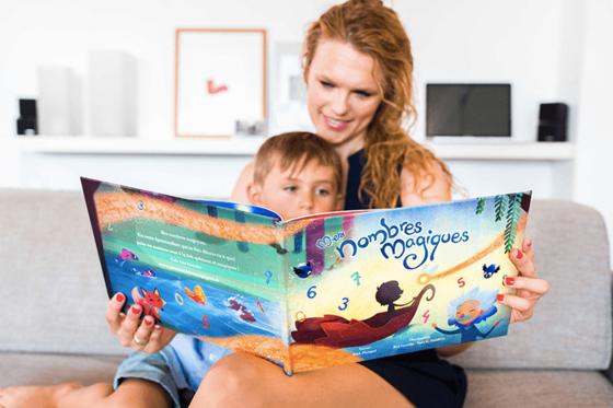 Livre personnalisé pour enfant  - Mes nombres magiques  7 