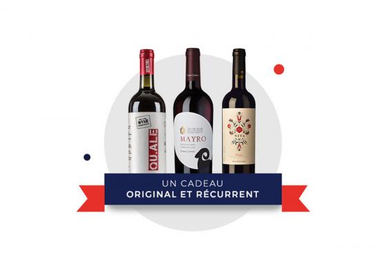 Abonnement de vin - 3 mois - 3 bouteilles sélectionnées par des spécialistes et livrées chez soi 5 