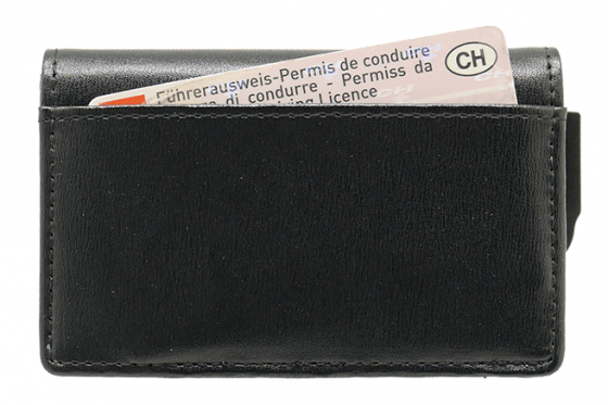 Porte-cartes - Noir, personnalisable 2 