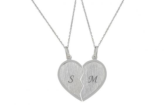 Collier de couple 925 - Personnalisable 1 