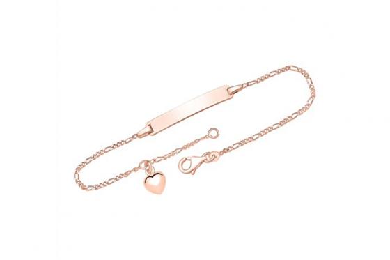 925er Silberarmband vergoldet - personalisiert  