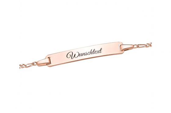 925er Silberarmband vergoldet - personalisiert 1 