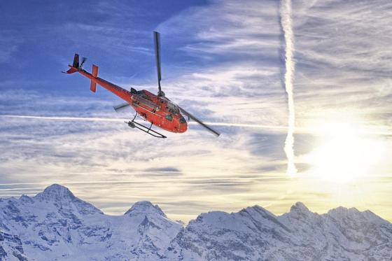 Helikopterflug  - Die Wunder des Berner Oberlandes - Abfahrt von Gruyères oder Sion  