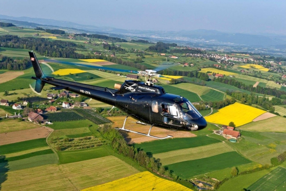 Dreiländereck Rundflug - Helikopter Gutschein Basel  