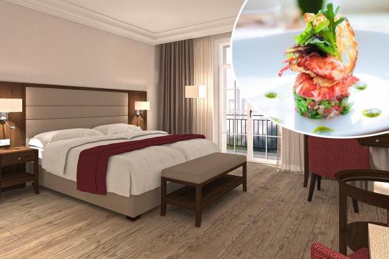 Gourmet Kurzurlaub in Yverdon - 1 Nacht in Premiumzimmer inkl. 3-Gang Halbpensions-Menü 1 