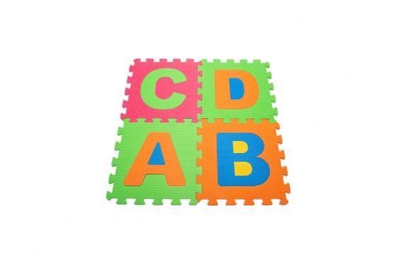 Tapis de jeu souple - alphabet & chiffres 5 