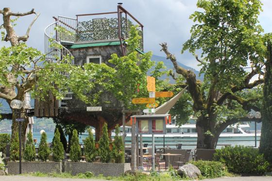 Nuitée en cabane dans un arbre - avec jacuzzi, petit déjeuner et souper 4 plats. 7 