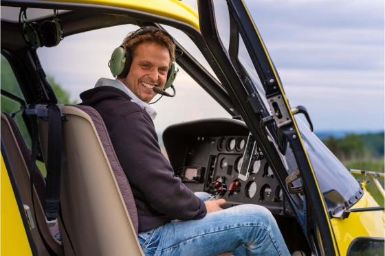 Helikopter selber fliegen - Gutschein 40 Min. 1 Person  