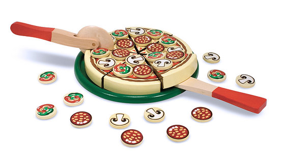 PIZZA EN BOIS - jouet pour enfant  