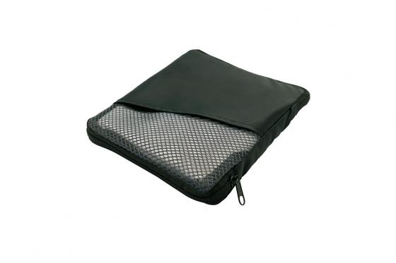 Mikrofaser-Duschtuch hellgrau - mit Gravur 2 