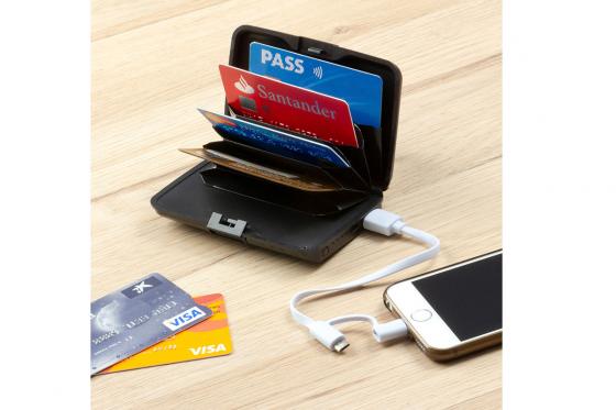 Etui pour carte de crédit - avec batterie - 1800 mAh  