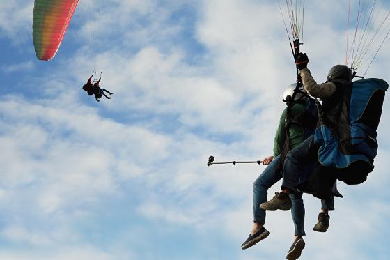 Gleitschirmfliegen - Panoramaflug Hoher Kasten 2 